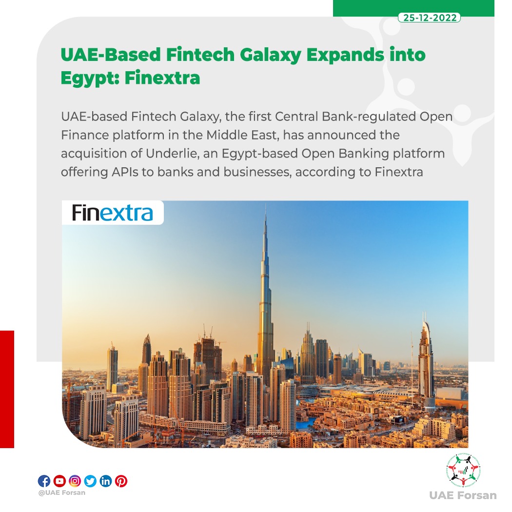 UAE_Forsan's tweet photo. UAE-Based Fintech Galaxy Expands into Egypt: Finextra
#UAE  #Egypt  #Finextra  #Fintech #Finance  #OpenBanking   #Bank 
@Finextra
@FintechGalaxy
@UAEembCairo https://t.co/k67f5qJj6P