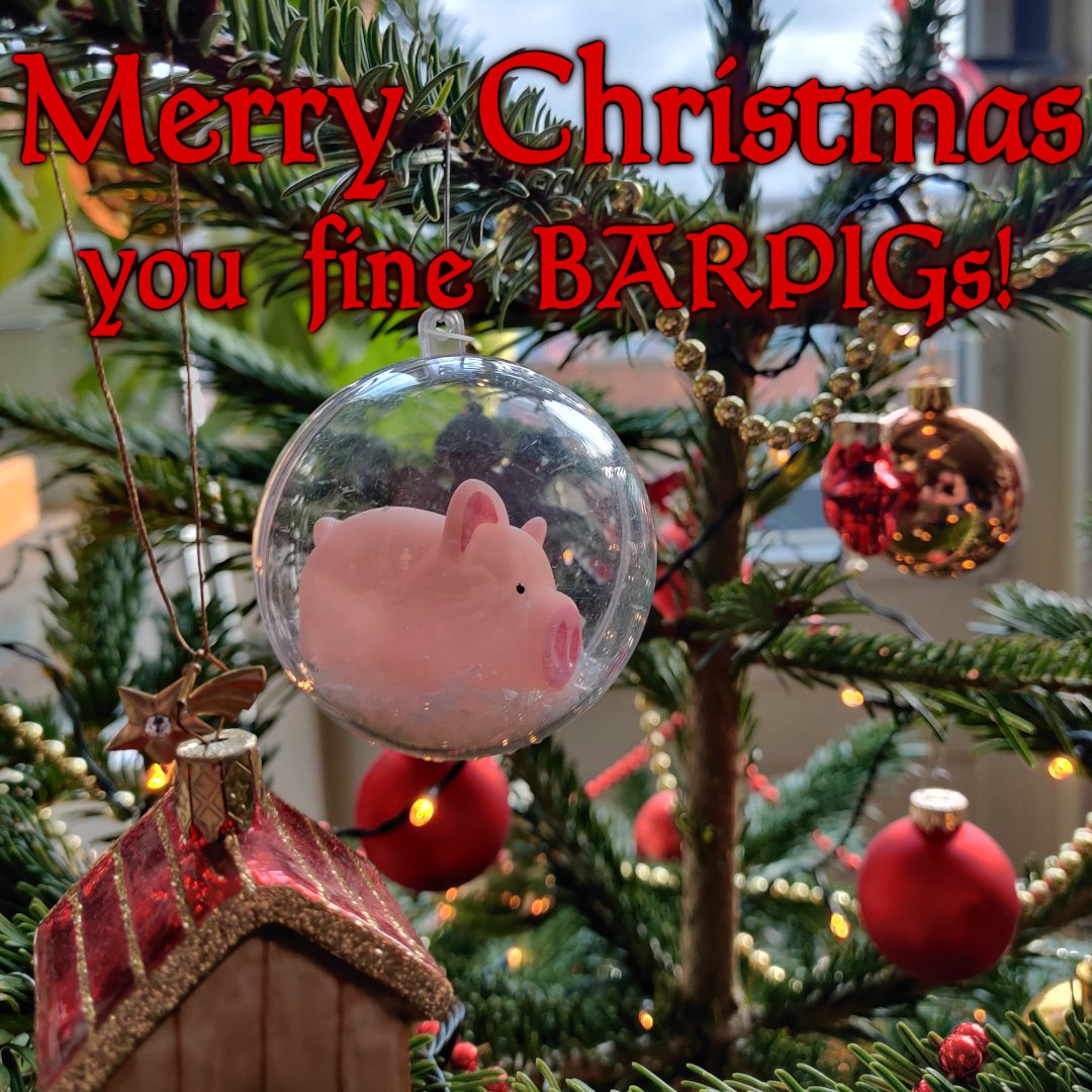 BaRPiGgame's tweet photo. Merry Christmas you fine BARPIGs!

Don't miss our Free Shipping discount, available until December 31st:
https://t.co/IjTQ3yczfs
#boardgame #tabletopgame #game #partygame #party #gamedev #indiegame #taverngames #rpg #barpig #rpggames #dnd #dungeonsanddragons #tavern #bargames https://t.co/qHcOGzcRaR