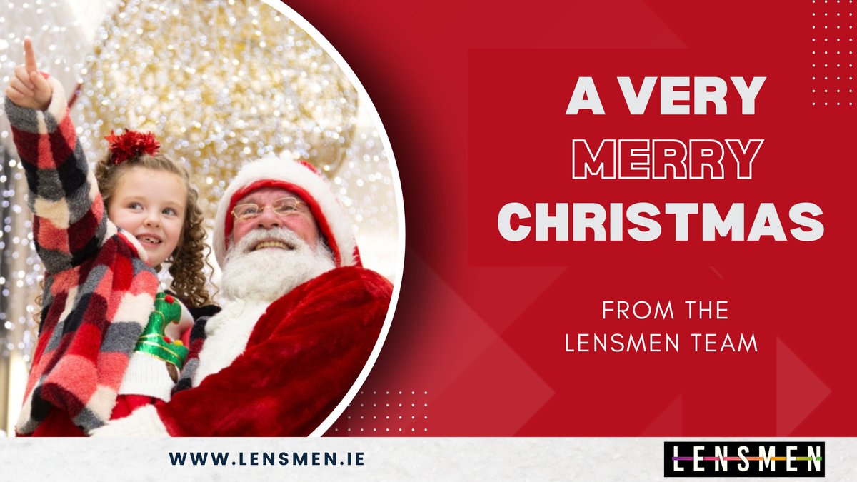 The entire Lensmen team would like to wish you a very Merry Christmas! May you enjoy a few peaceful holidays with your beloved ones and use the days to relax. 🎅

We are reopening our office on the 03th January - if you have any urgent inquiries please ring Susan: 087 258 4388.
