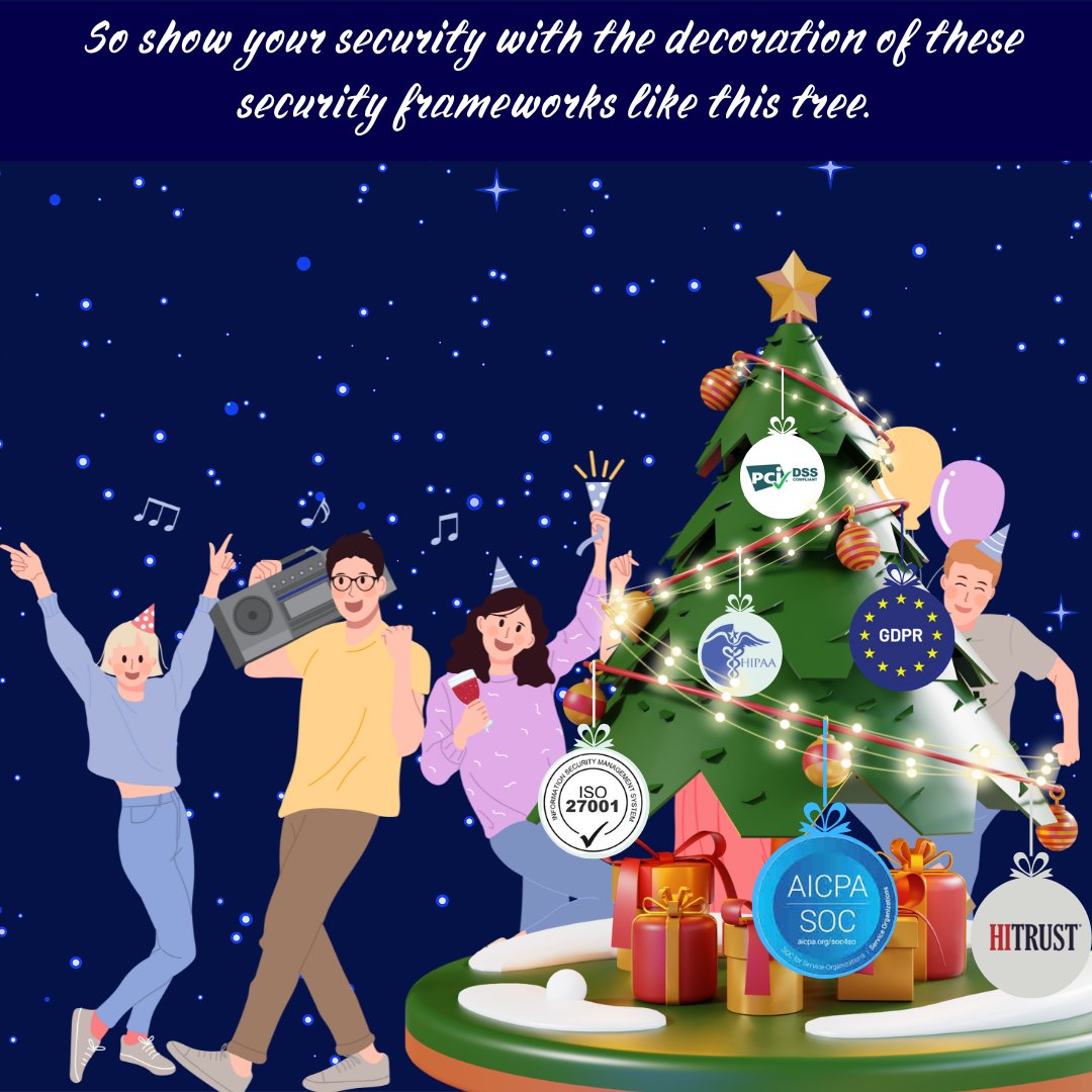 So show your security with the decoration of these security frameworks like this tree.🎅🎄