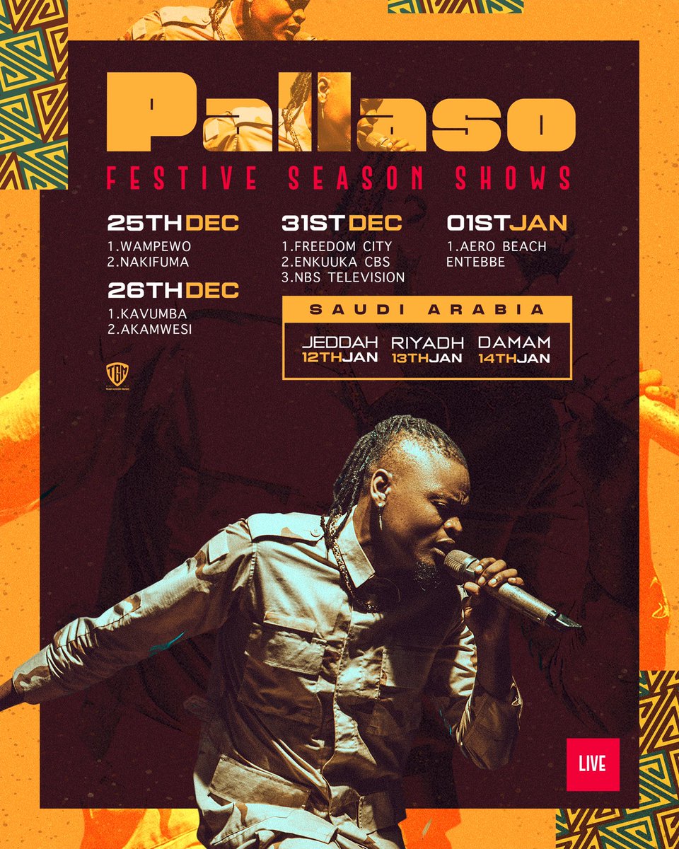 Where Are you gonna find me ?

#PallasoLive #FestiveSeason