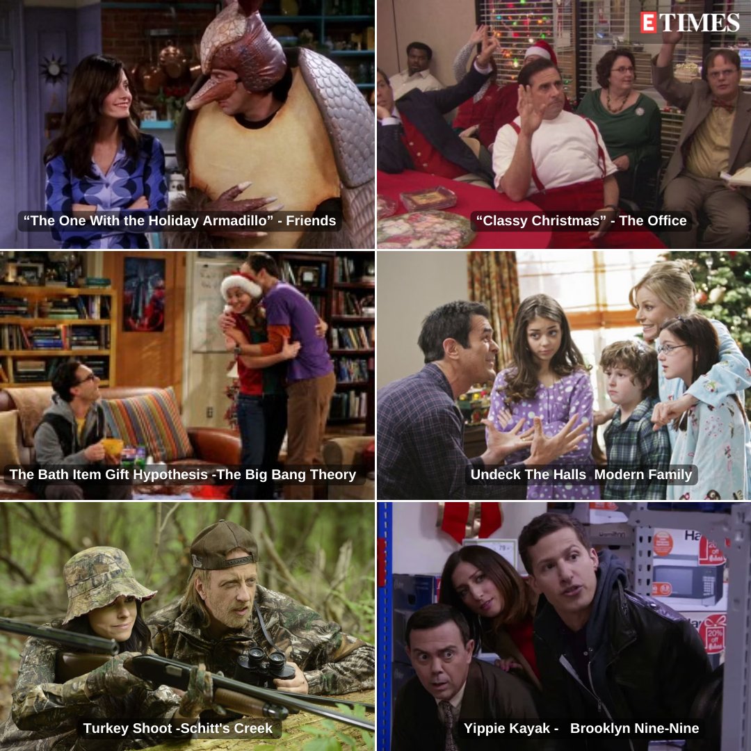 etimes's tweet photo. These Christmas episodes from famous sitcoms are rated favorites! Which is yours?
#FRIENDS #TheOffice #thebigbangtheory #ModernFamily #schittscreek #brooklyn99 #Christmas #christmasseries #christmas2022 #Christmaspost #merrychristmas https://t.co/3beGyK9jhc