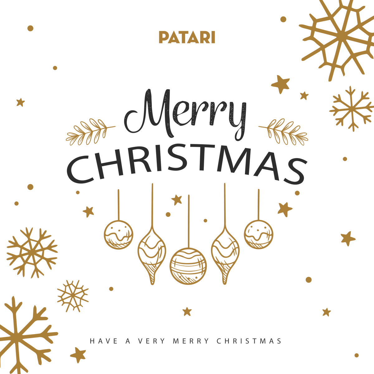 We wish you a Merry Christman. ✨