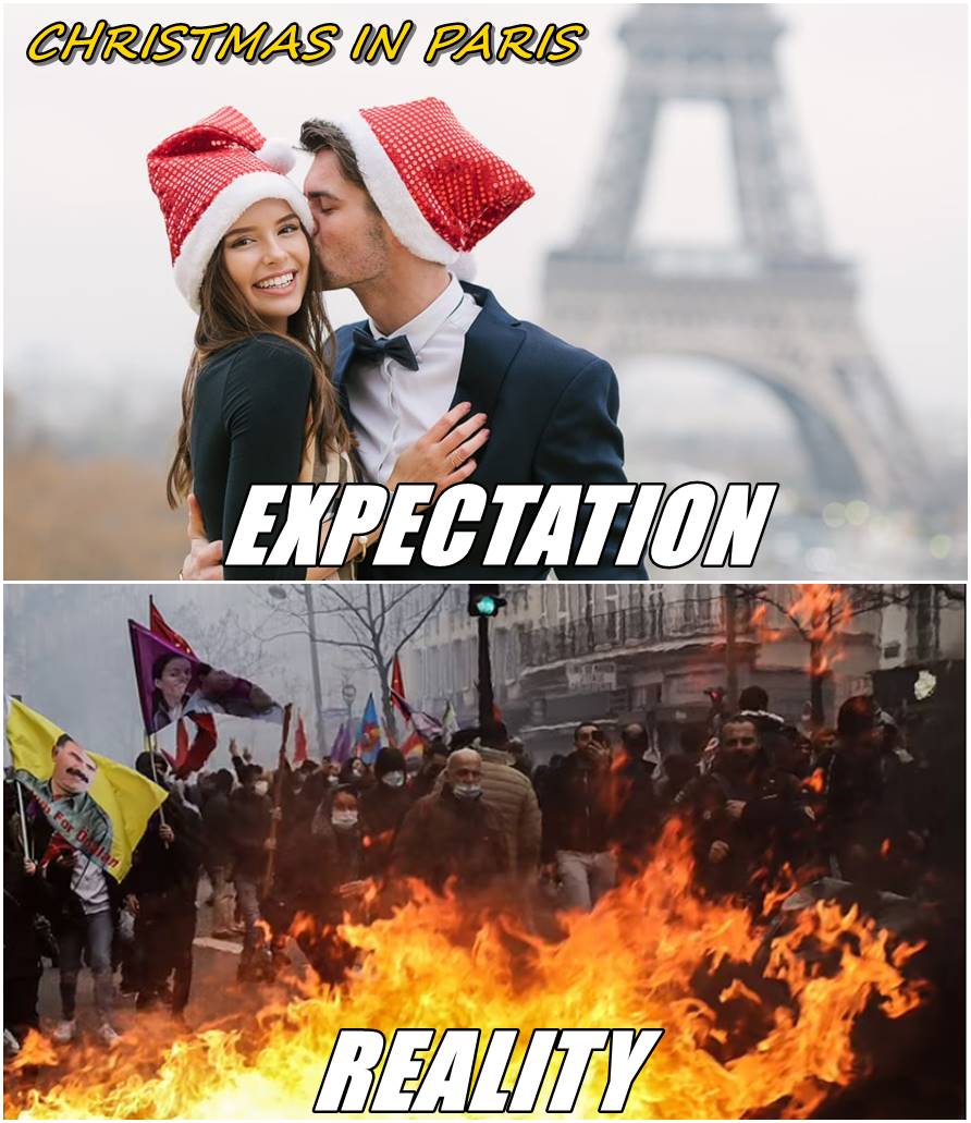 🎅in Paris is 🔥