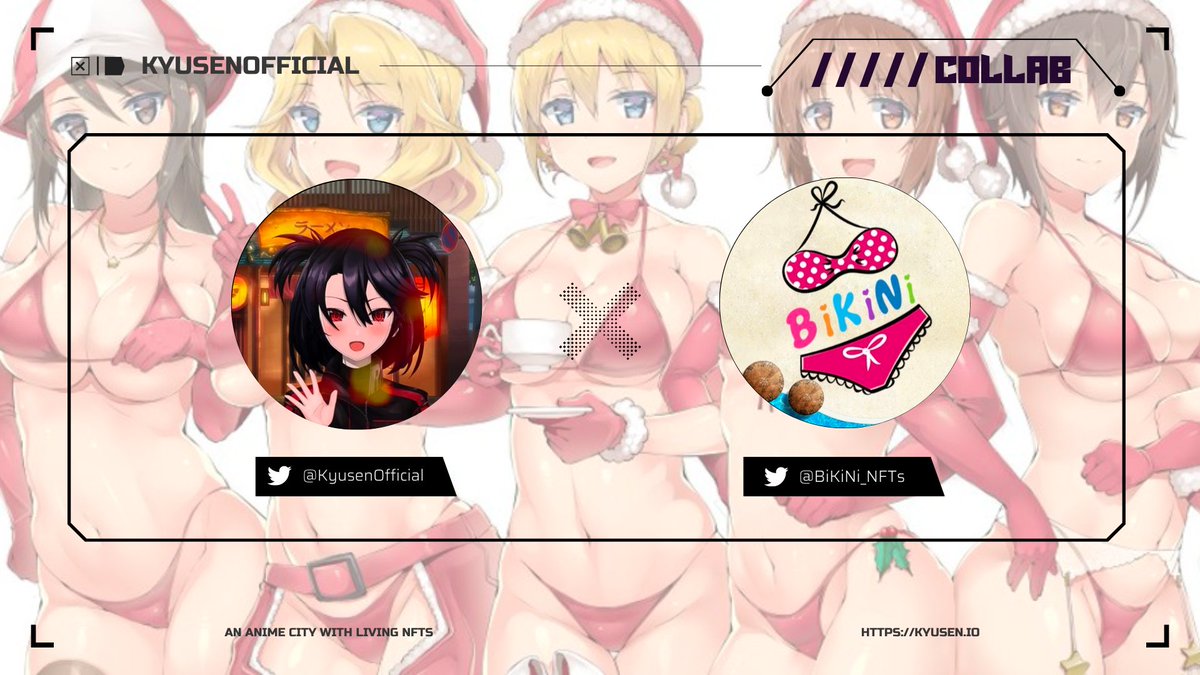 KyusenOfficial's tweet photo. ✨ Kyūsen 休戦 x BIkini NFTs ✨

🎁 3x Bikini NFTs WL spots

To enter:
✅ Follow @KyusenOfficial @BiKiNi_NFTs
✅ Like &amp; RT
✅ Tag 3 friends

⏰ Ends in 48hrs. https://t.co/J5uMmU18Pd
