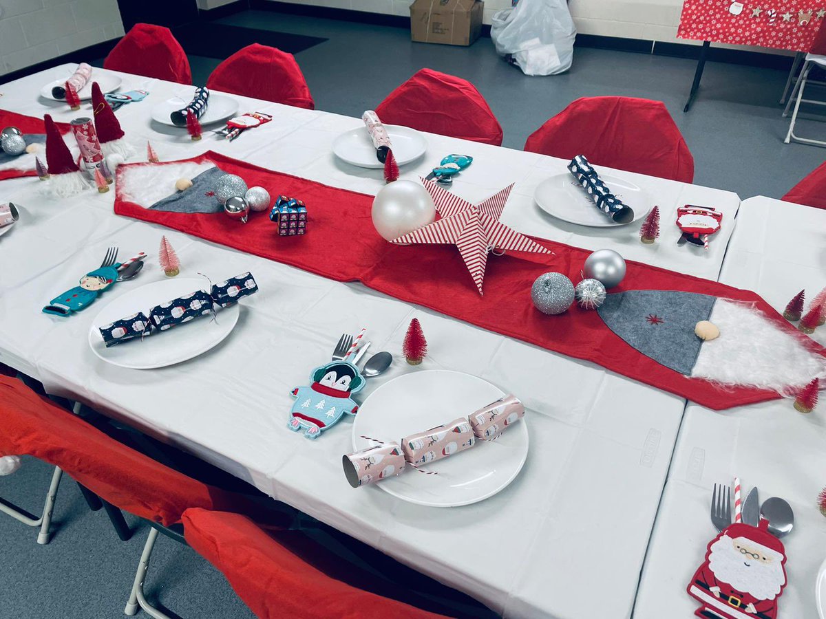 Our Christmas Dinner has Commenced and is in full swing! Thank you to all those that have made this possible ♥️