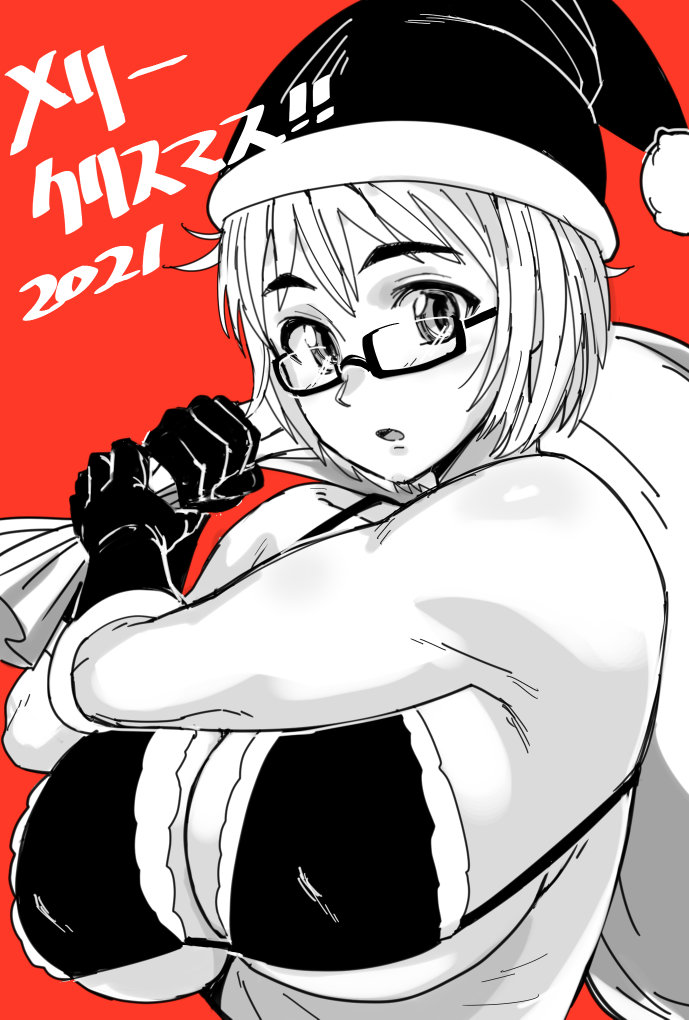 去年のサンタイラストです 