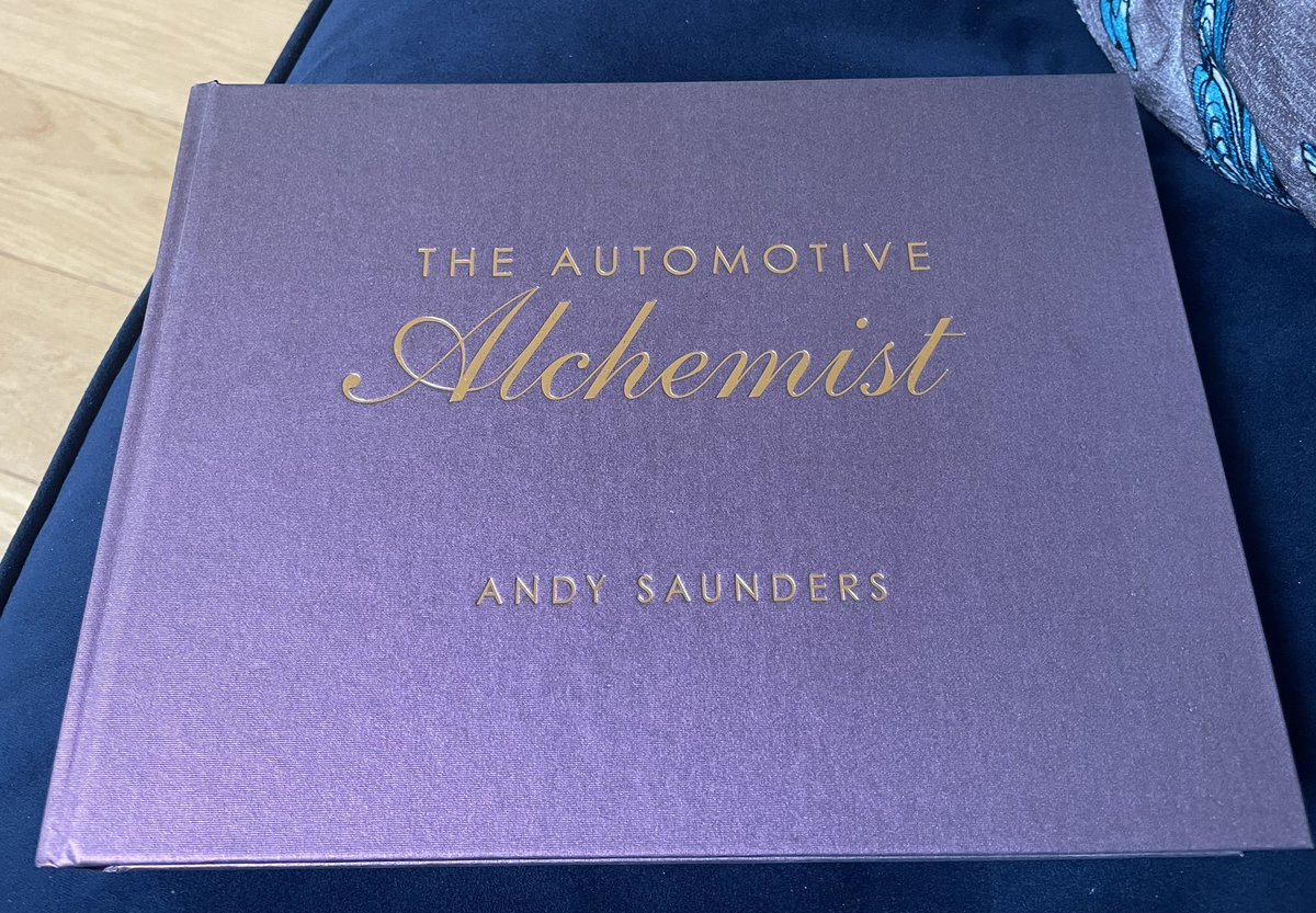 CarlJTaylor23's tweet photo. Bought this for my 14 year old son for Christmas and Andy kindly signed it for him. It’s an awesome, quality book detailing the genius of custom car design that is Andy Saunders. Highly recommended for any car enthusiast. @AutoPap #andysaunders #customcars https://t.co/ICa6MgvBIc