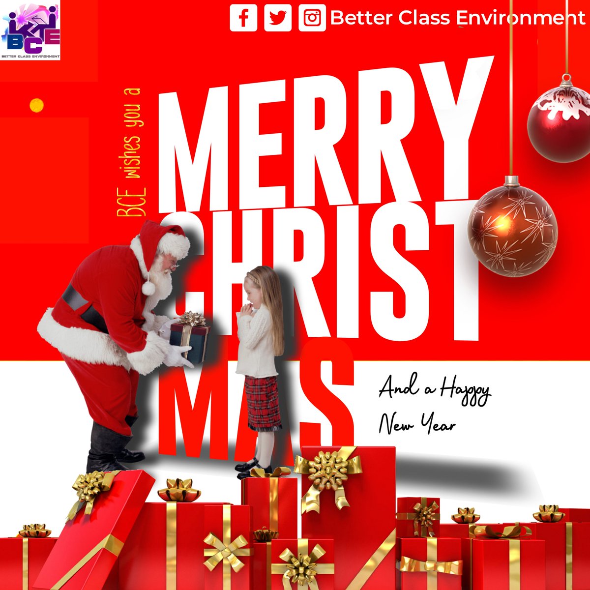 From the #BCEteam, we are Wishing you a Christmas full of Happiness and Peace. Merry Christmas!🎄❤️🎄

#merrychristmas #seasonsgreetings #betterclassrooms #BetterClassEnvironment