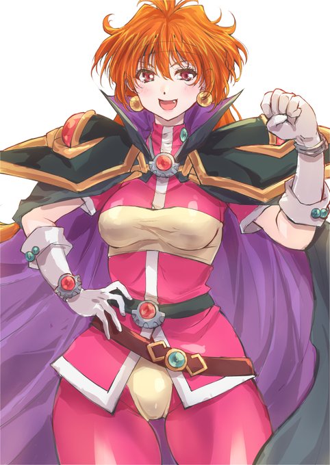 リナ=インバース
やっぱり魔導士といえば肩アーマーとハイレグでしょ 