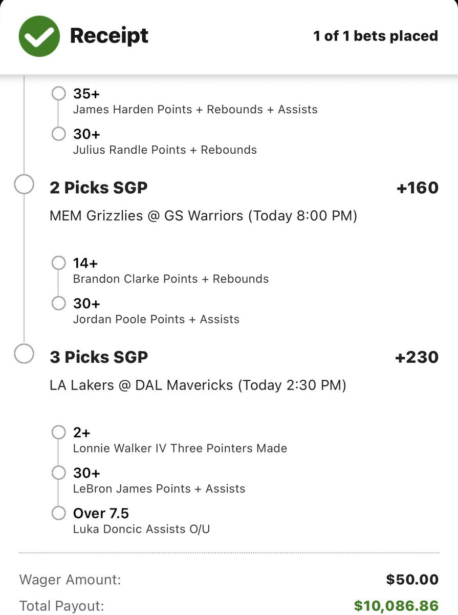 BBallHooping's tweet photo. NBA Parlay for Christmas I made for fun of each games. https://t.co/cHLNxeV6ji