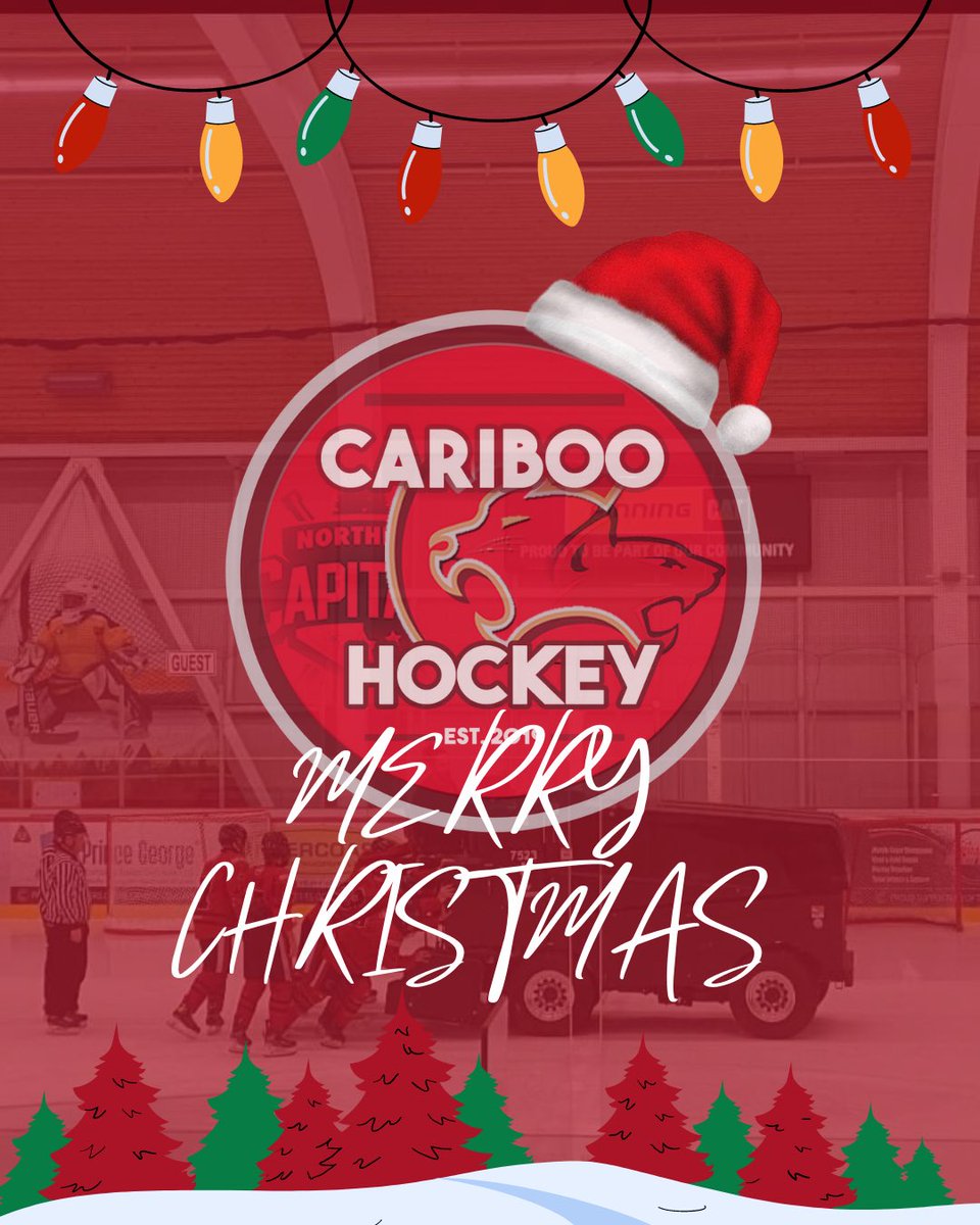 AaBobcats's tweet photo. Merry Christmas from all of us at Cariboo Hockey! 🎄

#DefendTheNorth #christmas https://t.co/K74oEiDqiT