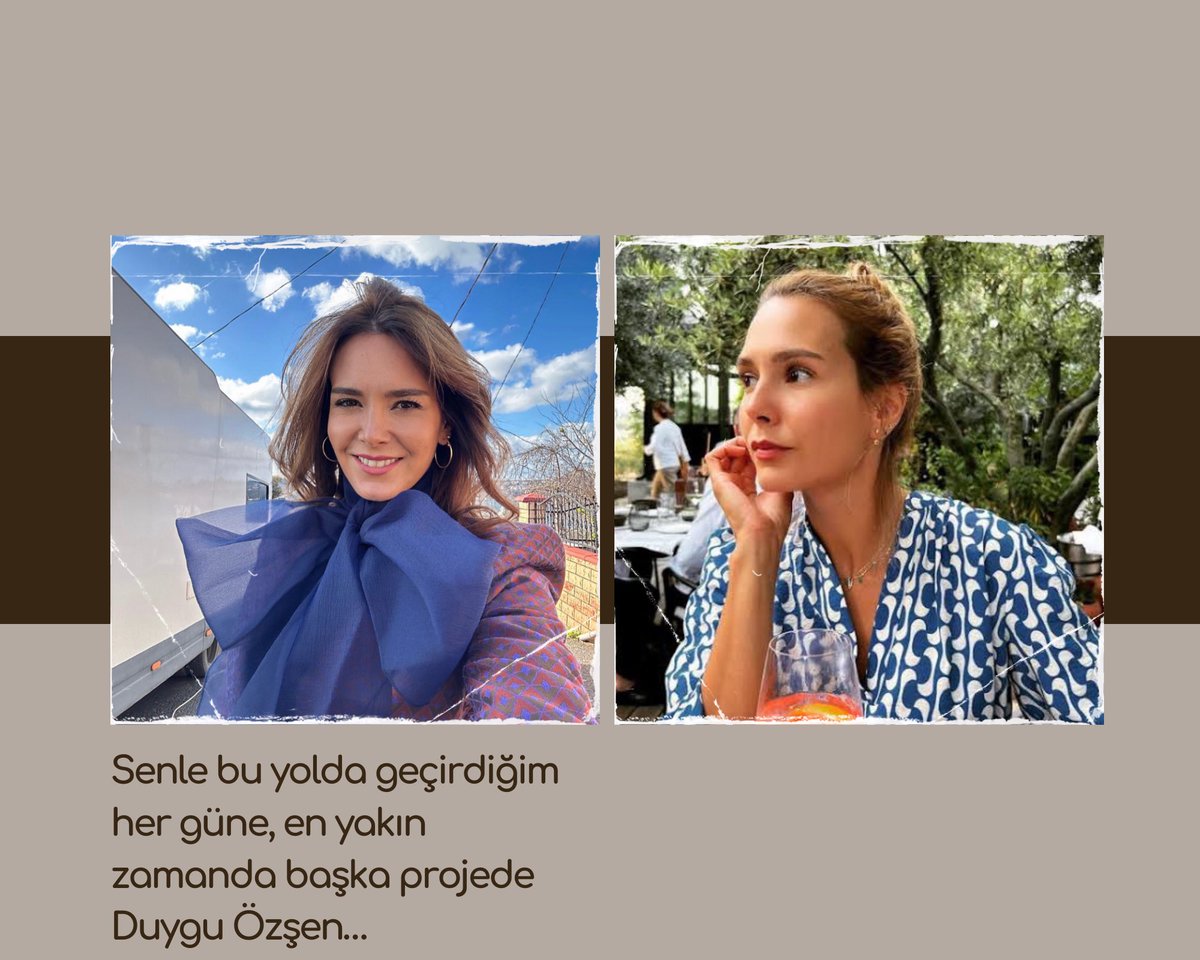 İyiki sen Duygu Özşen, senle bu yolda çok mutlu oldum senide mutlu edebildiysek ne mutlu bize senle en yakın projelerde görüşmek üzere yolun açık olsun sonsuz sevgilerle…
<a href="/DuyguOzsen/">Duygu Özşen</a> #DuyguÖzşen