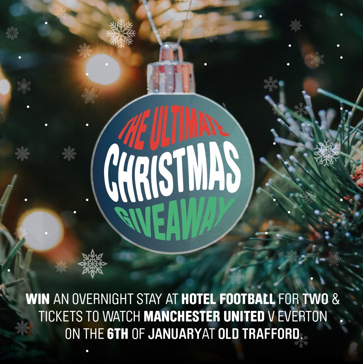 🎅🏻 CHRISTMAS GIVEAWAY🎅🏻

To celebrate the most beautiful time of the year, we are giving you a chance to WIN the Ultimate Football Fan Experience! ⚽️

To enter:
1⃣ Follow <a href="/hotelfootballuk/">Hotel Football</a> 
2️⃣ Like &amp; RT
3️⃣ Tag three friends

Good luck! 🤞🏻