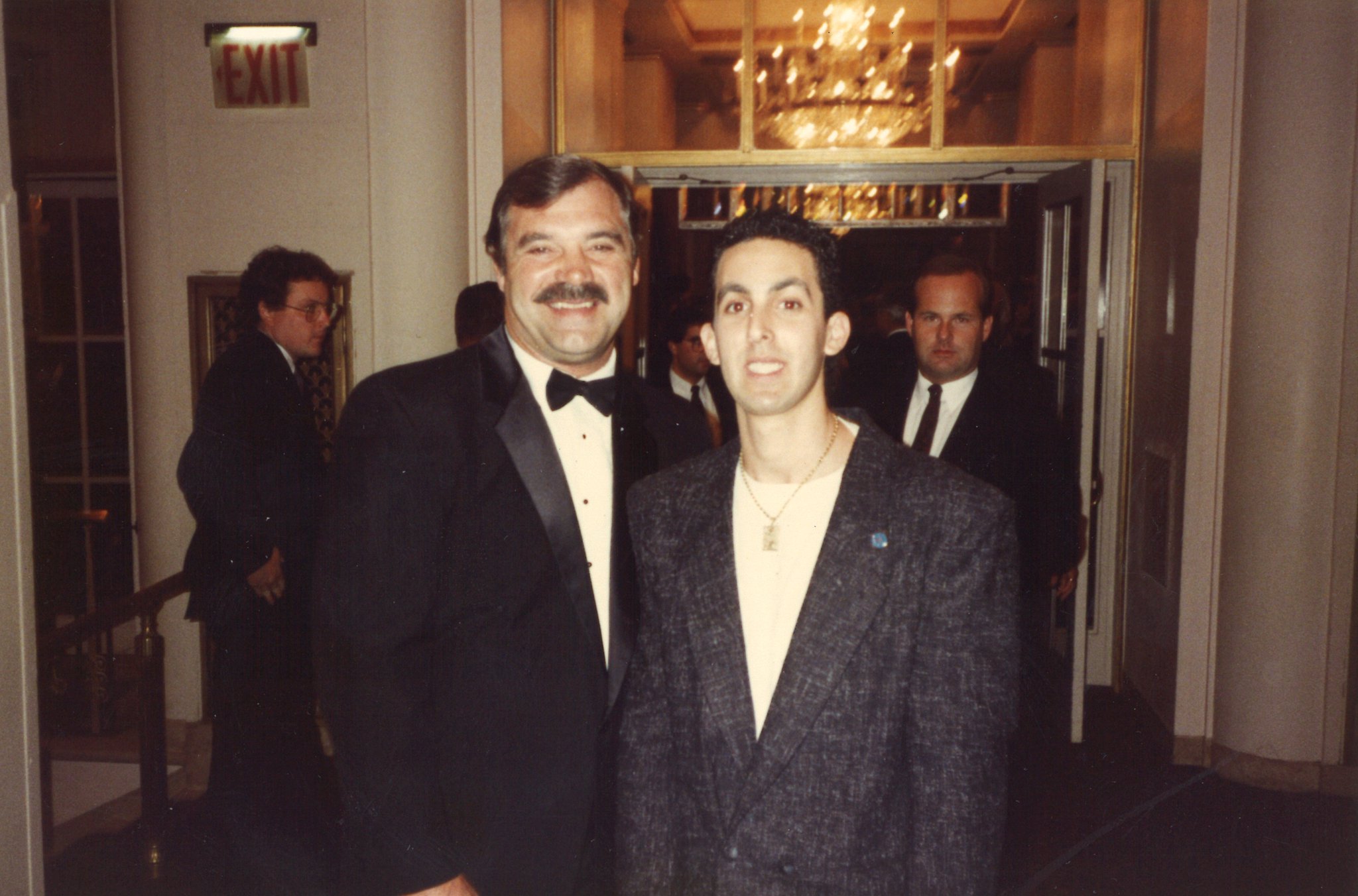  Larry Csonka and myself throwback 1980\s pic, Happy Birthday to him, very nice guy. 