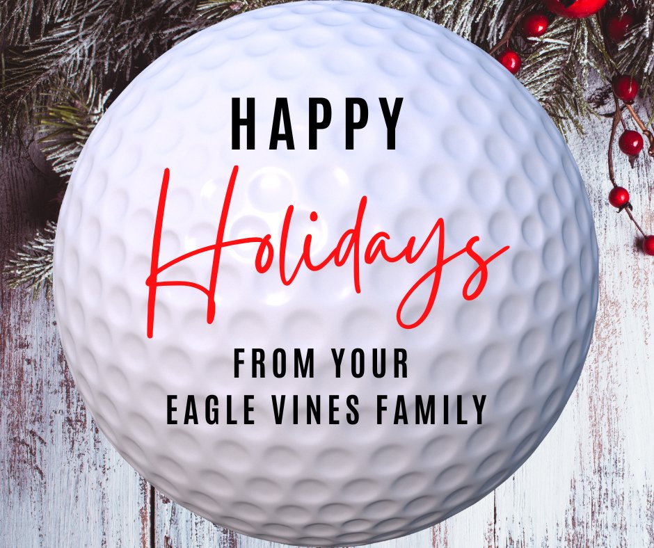 EagleVinesGC's tweet photo. Happy Holidays from all of us here at Eagle Vines Golf Club!🎄🎅❤️ https://t.co/SKXF3nSEIS