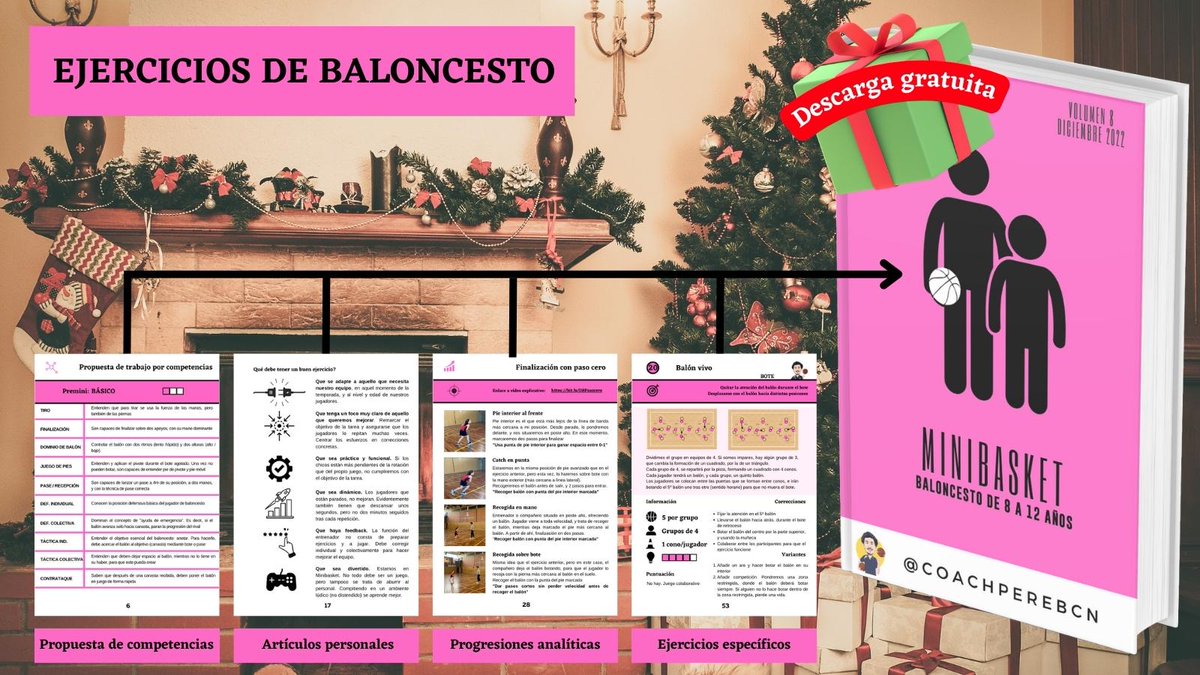 𝗘𝗝𝗘𝗥𝗖𝗜𝗖𝗜𝗢𝗦 𝗗𝗘 𝗠𝗜𝗡𝗜𝗕𝗔𝗦𝗞𝗘𝗧

📖 60 páginas
👧 Adaptado para 8-12 años
🗞️ Artículos y opiniones
🆙 Correcciones paso a paso

📩 DESCARGA GRATUITA vía mensaje directo (no adjuntar mail en el apartado de respuestas)

🔁 ❤️ Si te gusta mi trabajo, difunde!