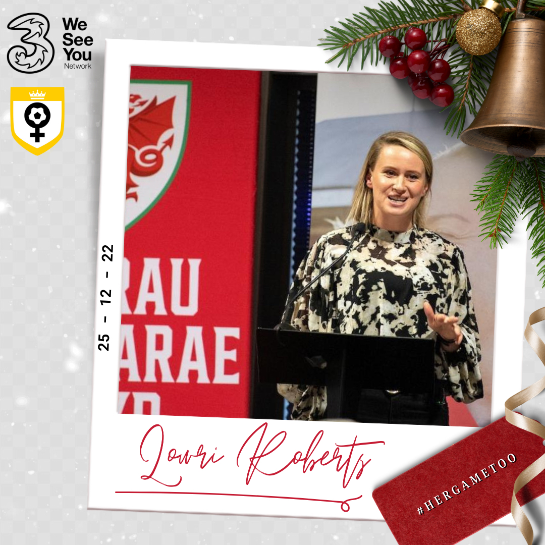 HerGameToo's tweet photo. DAY 25 🎄
NOMINEE: Lowri Roberts • @lowri_1987
ROLE: Head of Women’s Football at @FAWales
@ThreeUK | #WeSeeYouNetwork https://t.co/MgBzk9npZ5