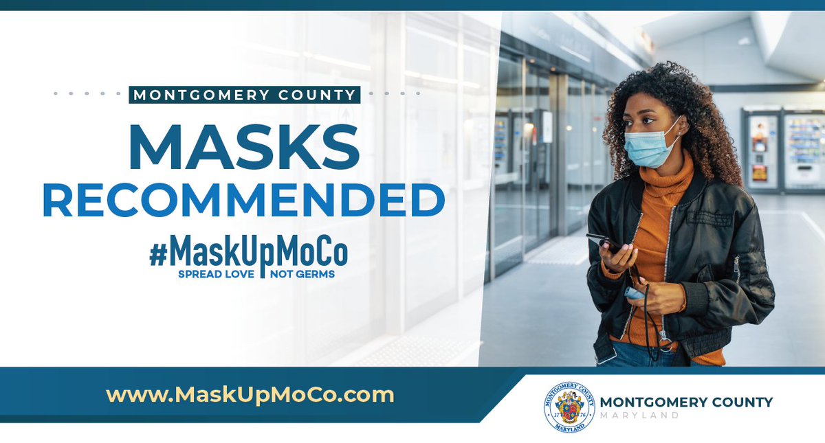 MontgomeryCoMD's tweet photo. Play it safe traveling over the holidays. Masks are recommended. #MaskUpMoCo https://t.co/tiSjZbT74h
