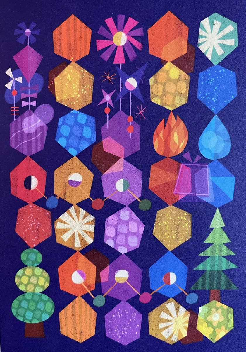 PEETSOWN's tweet photo. HAPPY HOLIDAYS EVERYONE! Here’s a Pixar holiday card designed by the multi talented Lauren Kawahara! Can you find Ember and Wade? https://t.co/pVlaHHzdjY