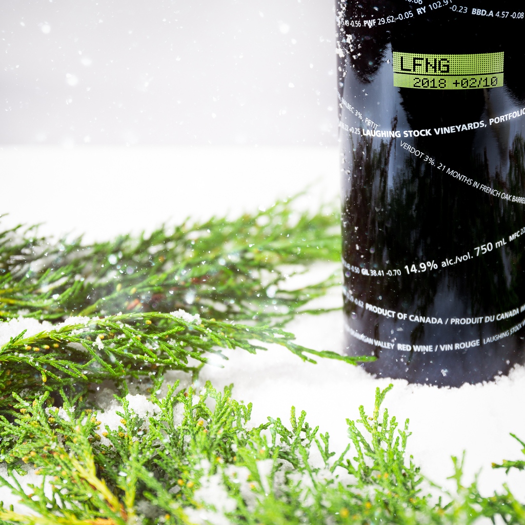 From all of us at Laughing Stock Vineyards, we wish you and yours a safe &amp; happy holiday season! 

May the only red you see be in your glass and not your books - cheers 🍷