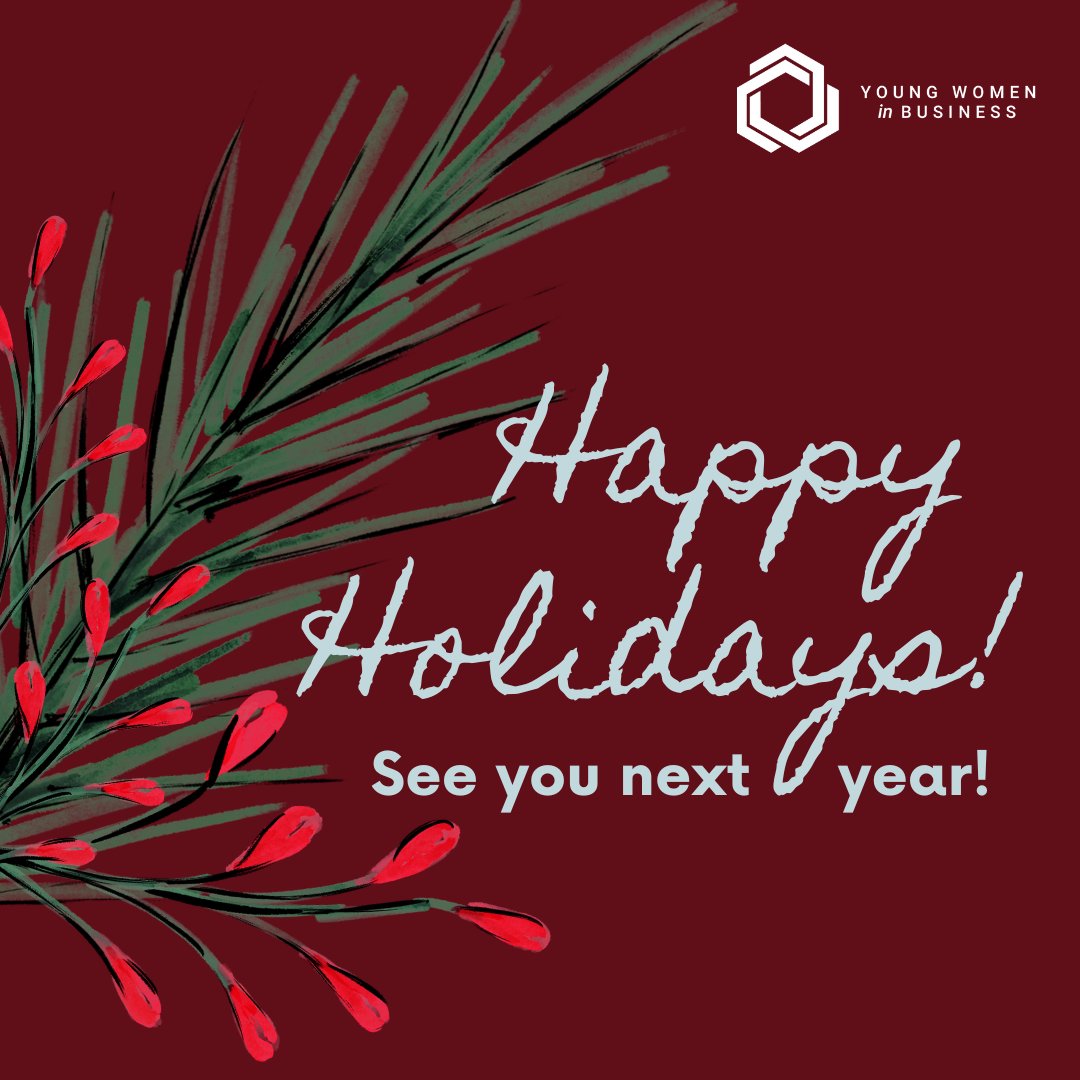 Happy Holidays from all the team at Young Women in Business Vancouver! 🎄❄️

#HappyHolidays #YWiBVancouver #MerryChristmas #NewYear