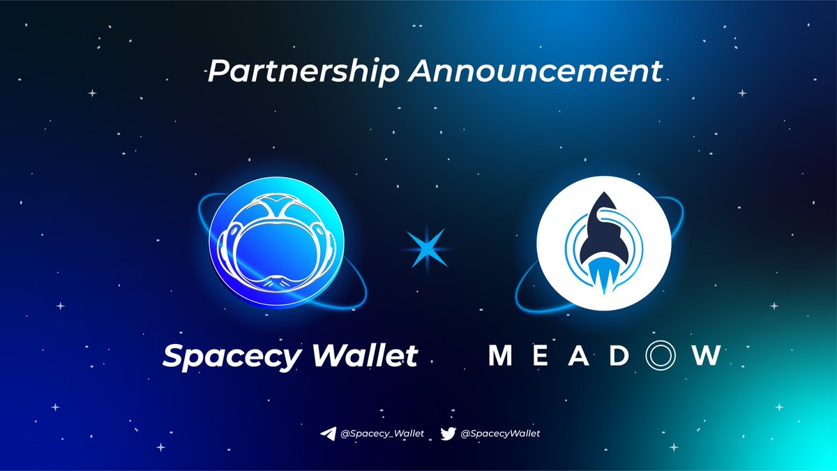 We're thrilled to partner with <a href="/meadowlaunch/">Meadow</a>, a launchpad on <a href="/SuiNetwork/">Sui</a> 🚀

🎁 We'll give away 10 OGs from #Meadow + our 10 OG slots

1️⃣ Follow <a href="/SpacecyWallet/">SPACECY Wallet</a> &amp; <a href="/meadowlaunch/">Meadow</a>
2️⃣ ❤️ + RT + Tag 3 Friends
3️⃣ Join discord.gg/yFgjhHghyh &amp; discord.gg/meadowlaunch

⏰: 48 hrs

#Sui
