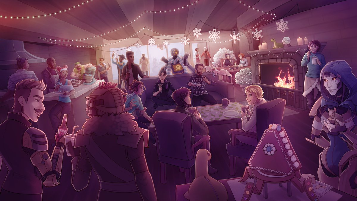 Happy holidays from the Apex Team! May your days be warm and cozy ❤️

🎨: @volucris_liga