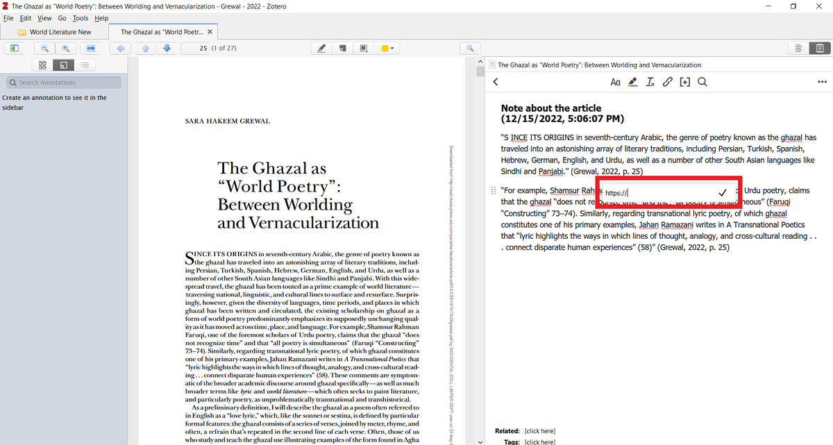 5 keyboard shortcuts to up your Zotero game Thread from Mushtaq Bilal, PhD MushtaqBilalPhD