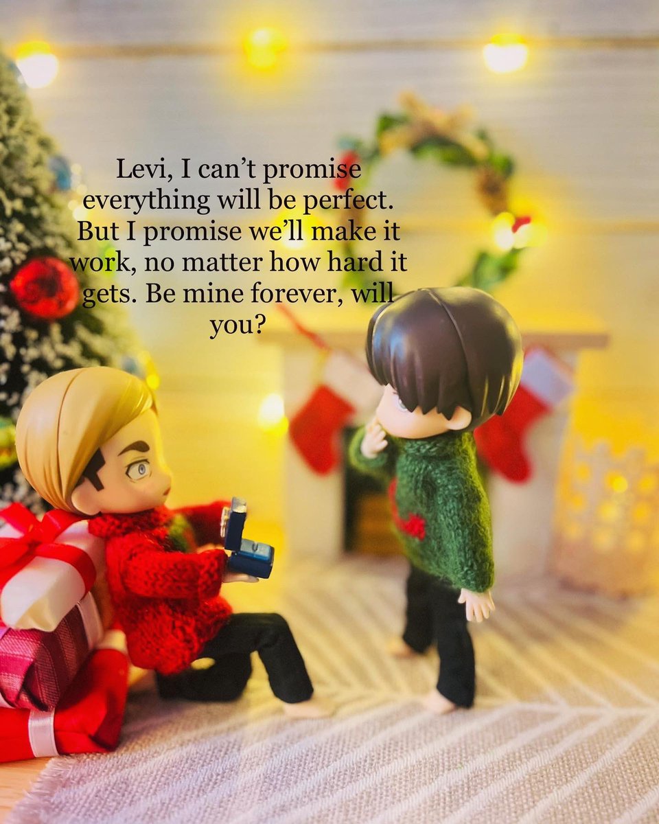 wikiwicked82's tweet photo. Merry Christmas and Happy Birthday Levi!💍💕
#eruri #leviackerman #erwinsmith #エルリ #Nendoroid https://t.co/ppTfTE5NuI