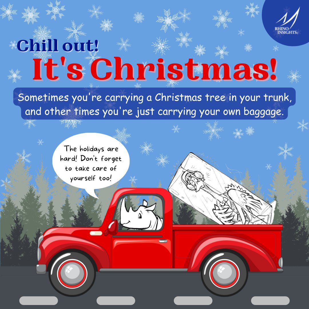 ManageYourCrazy's tweet photo. The holidays are CRAZY, but you don't have to be! It's okay if your baggage is a little heavier this year! Have a very merry Christmas, and go easy on yourself!!
#managingyourcrazy #MYS #MYCS #mentalhealth #RandyG https://t.co/8OJY6X7PgQ