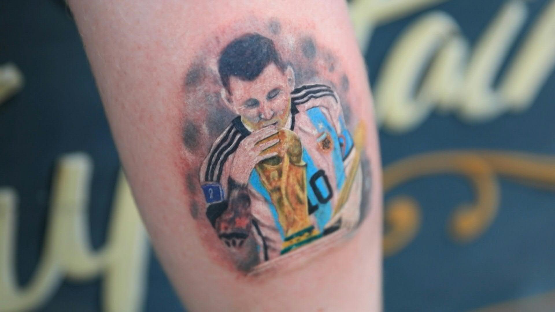 Argentines have tattoo fever following World Cup triumph  NPR