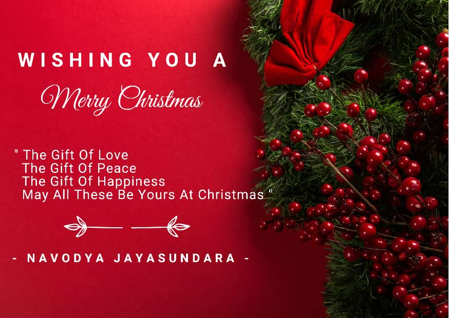 " The Gift Of Love
The Gift Of Peace
The Gift Of Happiness
May All These Be Yours At Christmas "

Wishing You a Merry Christmas !!!
#Christmas2022 #HappyChristmas #NewYear2023