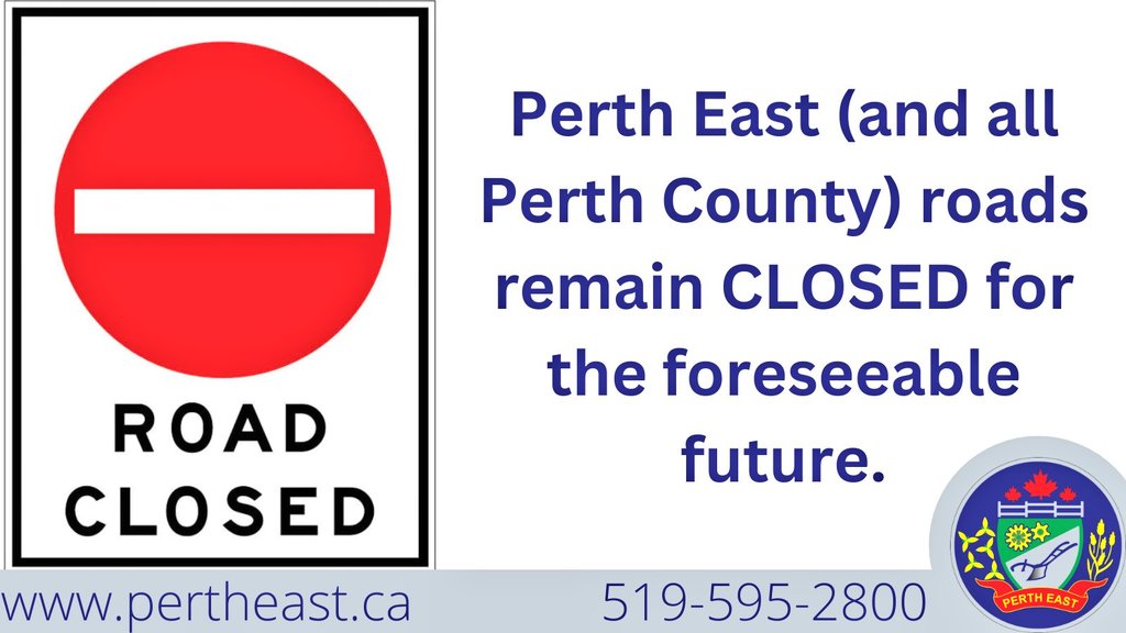 ChiefBillHunter's tweet image. All roads in @PerthCounty remain CLOSED this morning. Yes, it might look nice where you are, BUT we still have many vehicles that have been abandoned, &amp;amp; roads that are not passable. Let the plow operators &amp;amp; Tows get things open and flowing. Stay off the roads. #ONStorm @OPP_WR