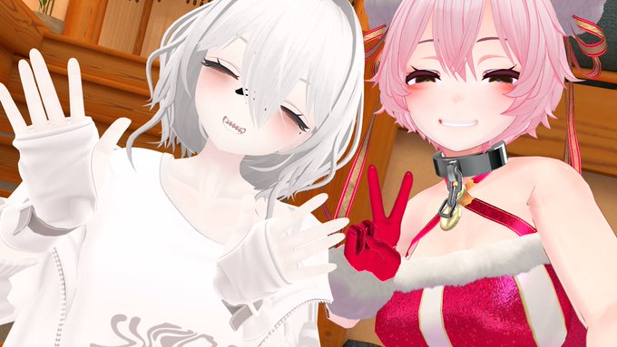 昨日のVR!
雑談したり膝枕したり動画見たり! 