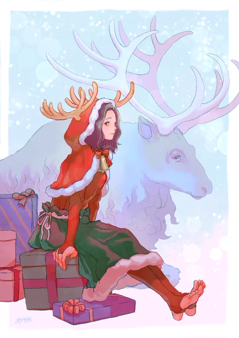 クリスマス過去絵です 