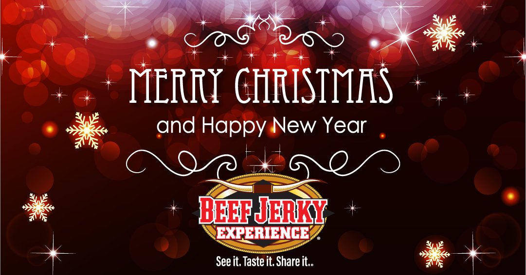 chicagojerky's tweet photo. Merry Christmas and Happy Holidays from all of us at Beef Jerky Experience Michigan City.  We are closed today so that our team can be with their families.  See you tomorrow. #holidaycheer #tistheseason #michigancity #nwi https://t.co/gfcFYPcZX6