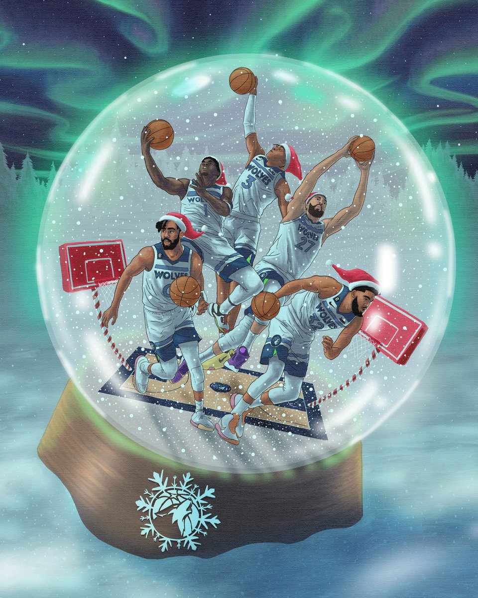 Timberwolves's tweet photo. Happy Holidays 🐺 https://t.co/ZcCIjAd4mY