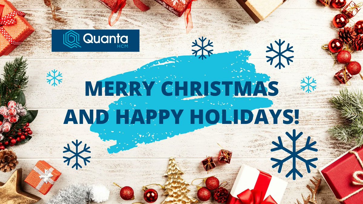 HcmQuanta's tweet photo. MERRY CHRISTMAS AND HAPPY HOLIDAYS! #merrychristmas #happyholidays #holidayseason #quantahcm https://t.co/Vs9JWcWfxQ