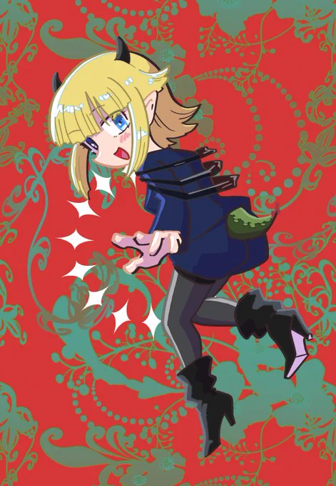 【skeb】オリジナルキャラを描かせていただきました 