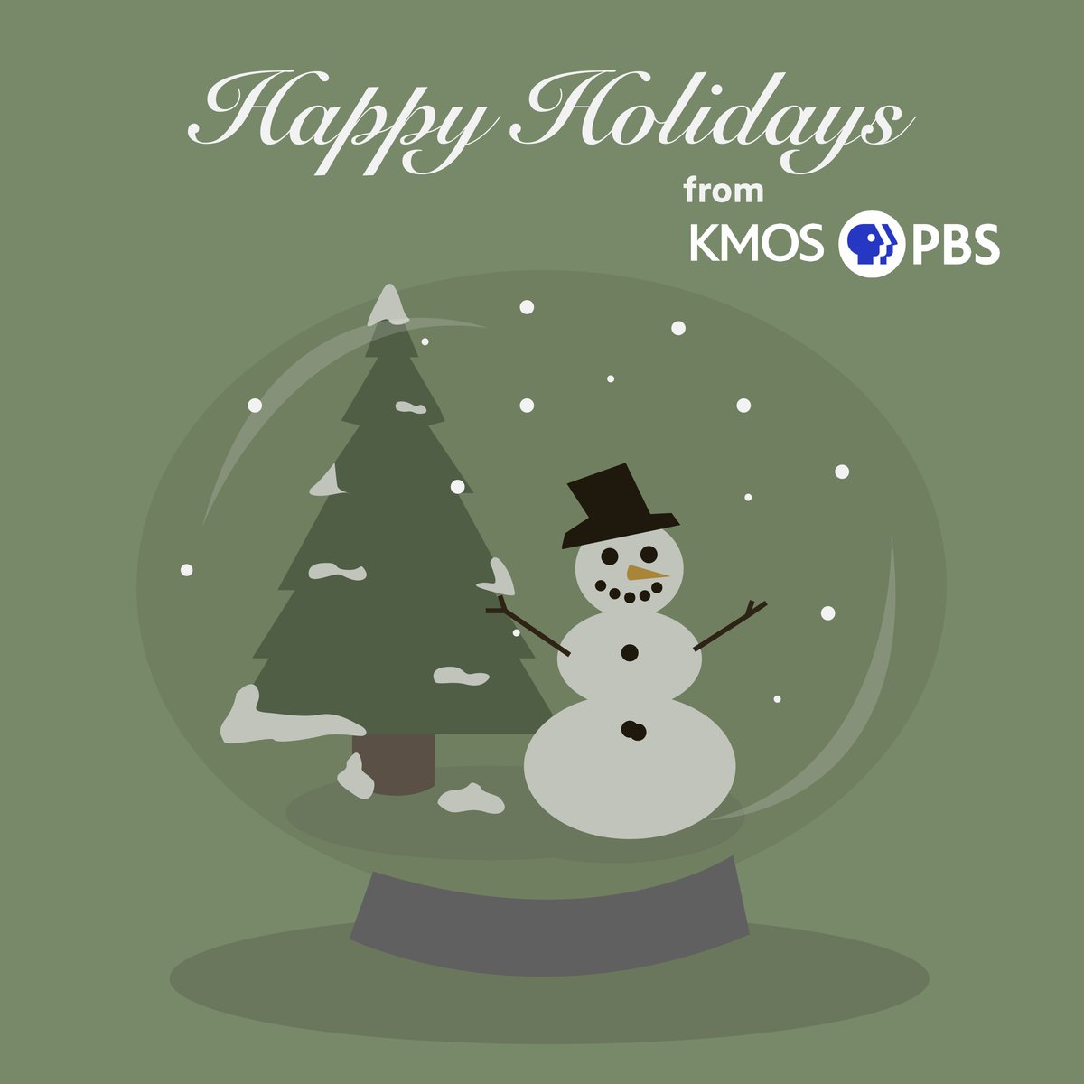 Happy Holidays from KMOS-TV! 

Have a safe and warm holiday season with friends and family!  ❤️