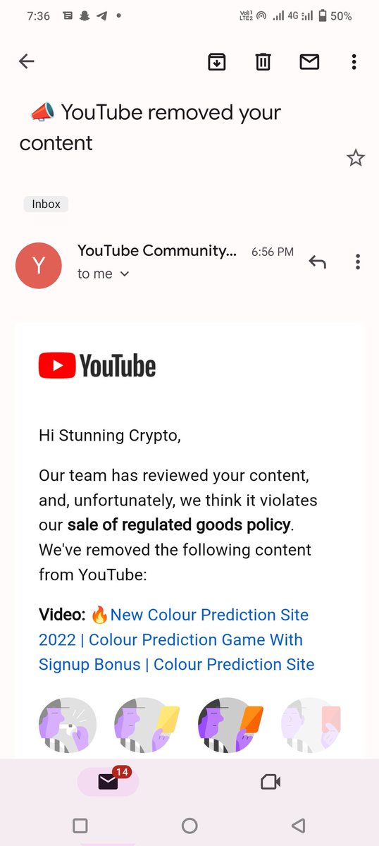 govindkumar8922's tweet photo. Hello Team YouTube
Today i get strike. Because i promote website. This video is paid promotion video Please release my channel strike I deleted this this from my channel and never do again same problem.
Video link -https://t.co/CLcpSI2HZu 
@TeamYouTube @YouTubeIndia @YouTube https://t.co/OC05jF5rlr
