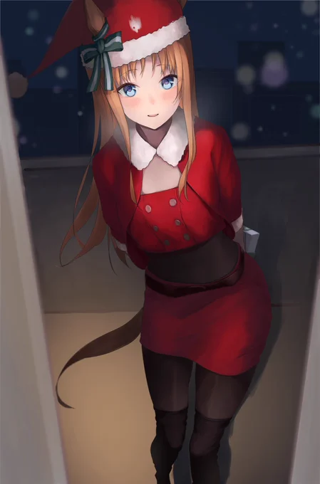 「Merry Christmasです」#ウマ娘 #グラスワンダー 