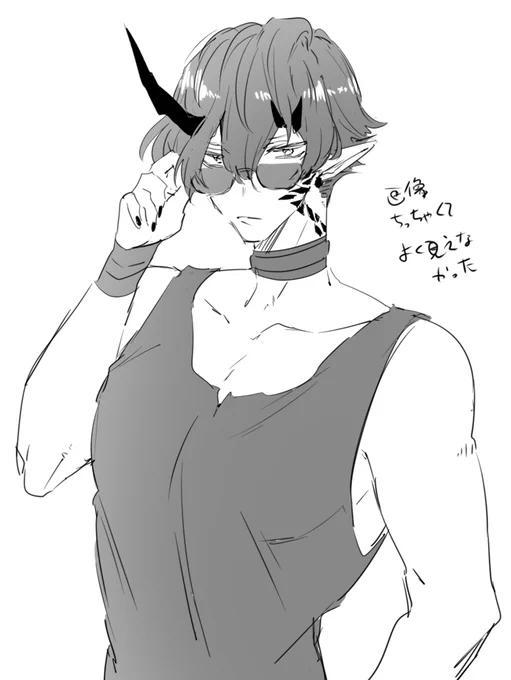 脳内に直接声がしたんで…エンカク、お誕生日おめでとう…前描いたやつ思いっきり夏のだけど貼っちゃお… 