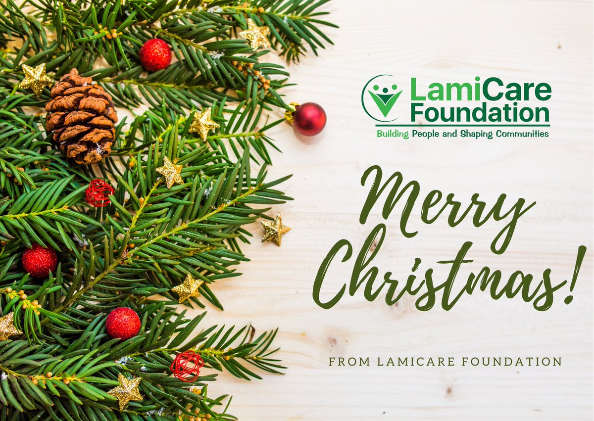 LamiCareFnd's tweet photo. Seasonal Greetings from Lamicare foundation to all our lovely partners, supporters and beneficiaries. https://t.co/IU5N8DUEKi
