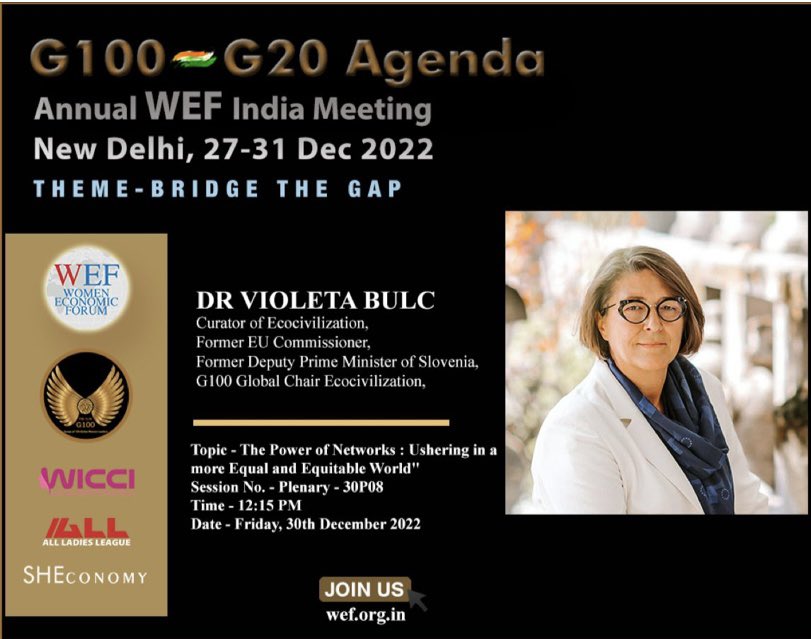 Bulc_EU's tweet photo. Join me on the 30th December at 12:15 pm to hear my view s on “Power of #Networks - ushering in a more equal and equitable world” @CivilisationEco @ecocivilisation  @ECFEuroVelo @rajnivohra27 @EuLeadership @G100wefleaders @yearofubuntu https://t.co/7jcmbGL5dh