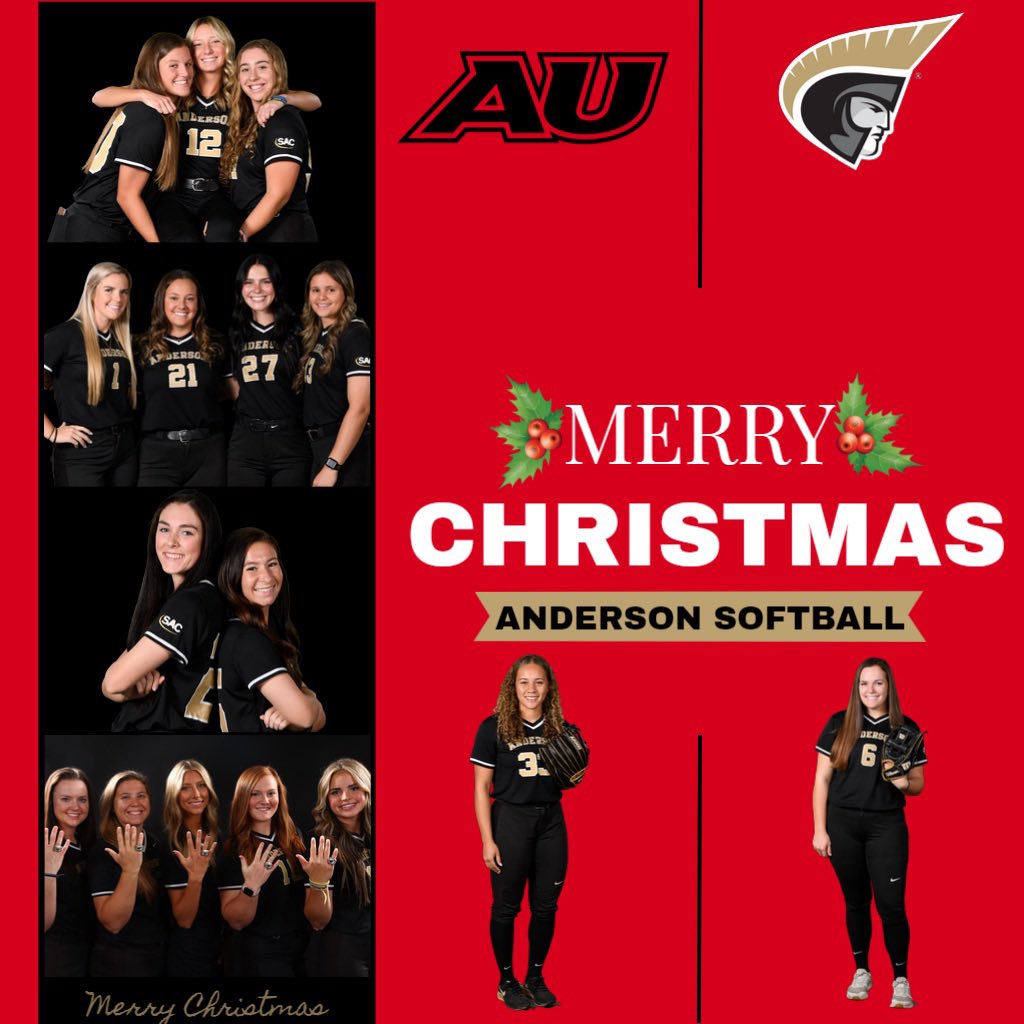 Merry Christmas from Anderson Softball! 🎄🎁🥎