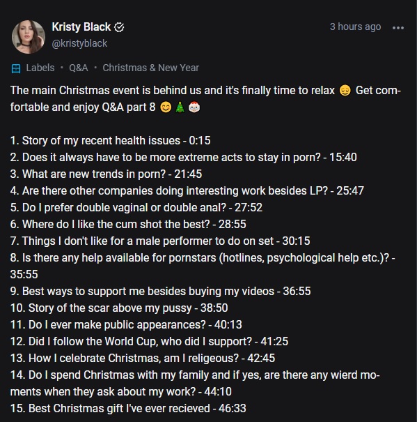 Are you brave enough to listen to me talking for over 50 min? 🤣 Check out Q&amp;A Christmas special on https://t