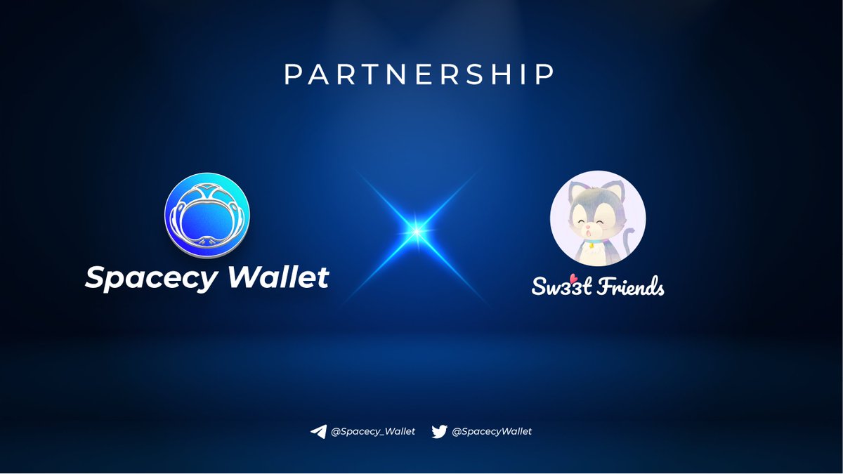 SpacecyWallet's tweet photo. We are thrilled to partner with @firstdrop_xyz, the owner of the #Sw33tFriend NFT collection on #Aptos 🎉

🎁 20 NFTs from #Sw33tFriends
🎁 10 OGs  from #SpacecyWallet

Rule:
1️⃣ Follow @SpacecyWallet and @firstdrop_xyz 
2️⃣ Like + RT + Tag 3 Friends

⏰: 48 hours

#NFT #Aptos https://t.co/7R0BoVxDmK