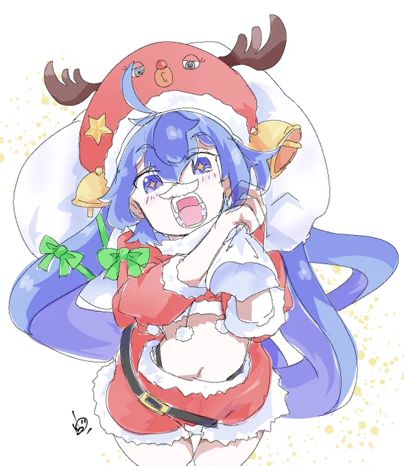 .  ϵ(* '3' )϶  #音街ウナ #クリスマス 